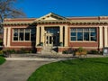 Landmark Oregon City Carnegie library in the park