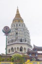 Pagoda of a thousand buddhas Kek Lok Si Temple Penang Malaysia Royalty Free Stock Photo