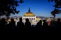 Landmark Palace of Fine Arts Palacio de Bellas Artes in Alameda Central Park near Mexico City Historic Center Zocalo Royalty Free Stock Photo