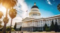 landmark sacramento capitol building Royalty Free Stock Photo