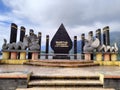 Landmark of Sarangan Lake in Magetan City, which is called Telaga Sarangan