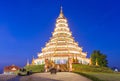 Landmark Temple wat hyua pla kang (Chinese temple) Chiang Rai, T Royalty Free Stock Photo