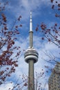 Landmark tower of Toronto Royalty Free Stock Photo