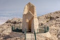 Landmark viewpoint on top of Jebal Hafeet in Al Ain, Abu Dhabi, United Arab Emirates Royalty Free Stock Photo