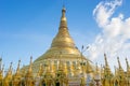 Landmark of Yangon Swedagon pagoda, Myanmar