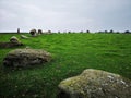 LAndmarks of Cumbria - Long Meg and Her Daughters Royalty Free Stock Photo