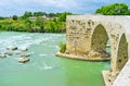 The landmarks on Eurymedon river, Aspendos