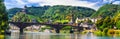 Landmarks of Germany, medieval Cochem town. Royalty Free Stock Photo