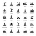 Landmarks Glyph Icons