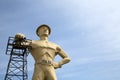 Gold driller ,landmarks of Tulsa Oklahoma USA