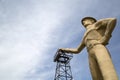 Gold driller , landmarks of Tulsa Oklahoma USA