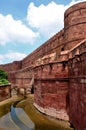 Landmarks of India - The Agra Fort Royalty Free Stock Photo