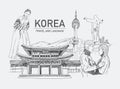 Landmarks in korea.