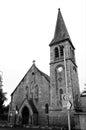 Landmarks of Scotland - Church spire in Harthill Royalty Free Stock Photo