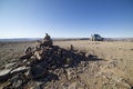 Landrover in desert