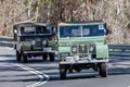 1949 Landrover Series 1 Utility driving on country road