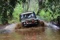 Landrover tour in the jungle Royalty Free Stock Photo