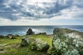 lands end coastline rocks Royalty Free Stock Photo