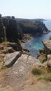 Lands end Cornwall into the distance beauty prevail