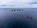 Lands end cornwall England uk aerial Royalty Free Stock Photo