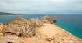 Lands End and Divorce Beach as seen from top of Mt Solmar in Cabo San Lucas Baja Mexico Royalty Free Stock Photo