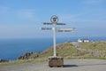 Lands End Signpost, Cornwall.