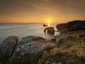 Lands End sunset Royalty Free Stock Photo