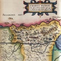 Lands of the Tribe of Ruben in the Holy Land map, 1590