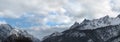 Landscame Mountain Panorama View Royalty Free Stock Photo