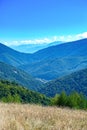 Landscaoe in Carpathians, Transylvania, Romania, in Sibiu county