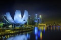 Landscaoe of Singapore business Royalty Free Stock Photo