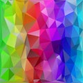 Landscape Abstract Low Poly Background Rainbow