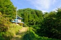 Landscape of Achi village in Southern Nagano, Japan