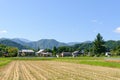 Landscape of Achi village in Southern Nagano, Japan