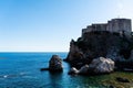 Landscape with the Adriatic sea and Lovrijenac fort