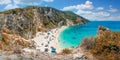 Landscape with Agiofili beach Royalty Free Stock Photo