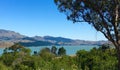 Landscape Akaroa New Zealand View Royalty Free Stock Photo
