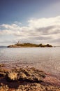 Landscape with Alcanada Lighthouse, Mallorca Royalty Free Stock Photo