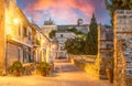 Landscape with Alcudia Old Town in Palma de Mallorca Royalty Free Stock Photo