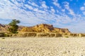 Nahal Paran valley, the Negev desert Royalty Free Stock Photo