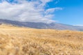 Landscape along Piilani Highway on the island of Maui, Hawaii, USA. Also known as the back road to Hana, the highway leads along M Royalty Free Stock Photo