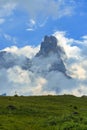 Landscape along the road to Rolle pass