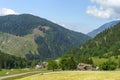 Landscape along the road to Rolle pass