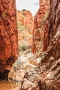 Standley Chasm track to Standley Chasm Gorge and Larapinta Trail