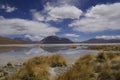 Landscape of the altiplano of uyuni in bolivia