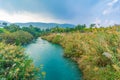 Landscape of the Amal stream in Gan HaShlosha National Park