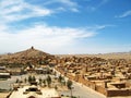 The landscape of Anarak historical and ancient city in desert , Iran