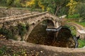 Landscape with the ancient Buidaoli bridge from the 19th century Royalty Free Stock Photo