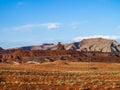 Landscape of the ancient rocks. Monument Valley, Arizona.