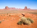 Landscape of the ancient rocks. Monument Valley, Arizona.